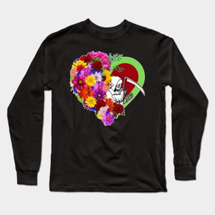 design based on the tradition of commemorating the dead in Mexico style. Long Sleeve T-Shirt